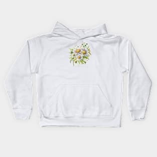 The Flower Of The April Month Is A Daisy Kids Hoodie